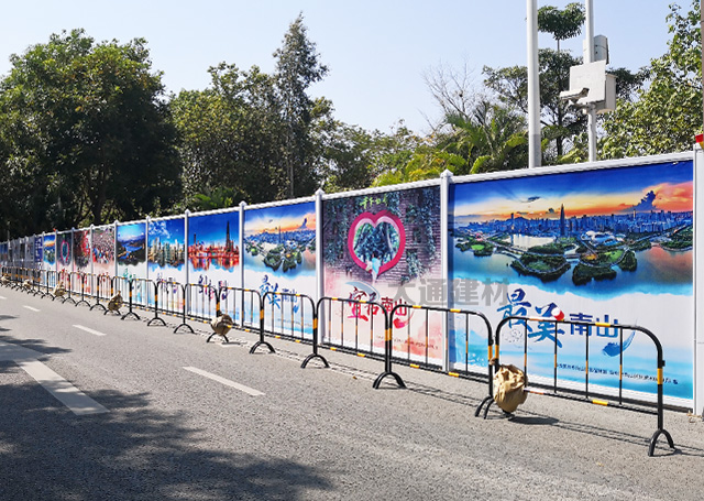 深圳南山學苑大道工程工地圍擋案例-市政新標準PVC圍擋-PVC圍擋-深圳市大通建材有限公司鋼圍擋生產(chǎn)定制廠家